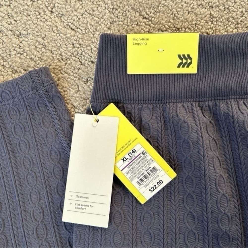 All in Motion Seamless Leggings Textured Joggers Bundle Sweatpants Set XL (14) - Picture 5 of 12